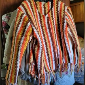 Vintage afghan cardigan